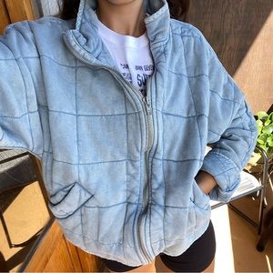 Free People Dolman Quilted Jacket